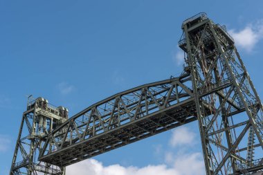 Anıtsal Koningshaven Demiryolu Köprüsü - de Hef - Rotterdam, Hollanda