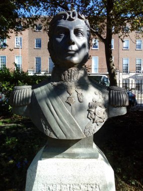 the Bernardo O'Higgins statue clipart