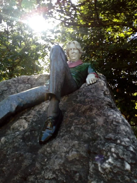 Estátua Oscar Wilde — Fotografia de Stock