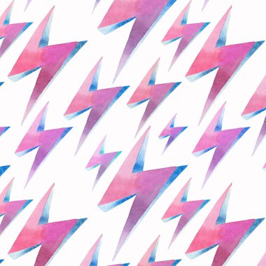 Güzel güzel şirin peri büyülü renkli desen sihirli öğeleri suluboya yıldırım el illüstrasyon parlak soyut geometrik tatil. Tebrik kartları için mükemmel tekstil.