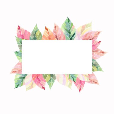 Güzel güzel şirin harika grafik parlak çiçek bitkisel sonbahar turuncu yeşil sarı kart suluboya el kroki bırakır. Tekstil, duvar kağıtları, kağıt sarma için mükemmel