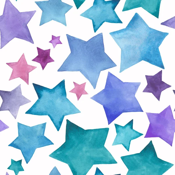 Schöne Schöne Niedliche Wunderbare Grafik Hell Künstlerisch Blau Lila Sterne — Stockfoto
