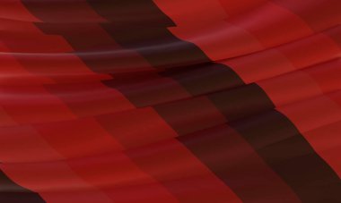 Dalgalı kırmızı çizgili kumaş arkaplan