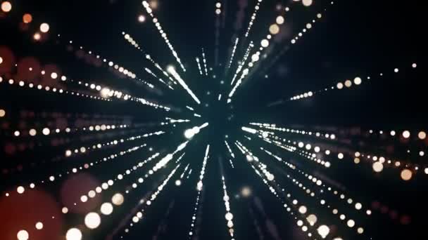 Background Animation Glittering Particles Which Can Used Any Fashion Party — Stock Video