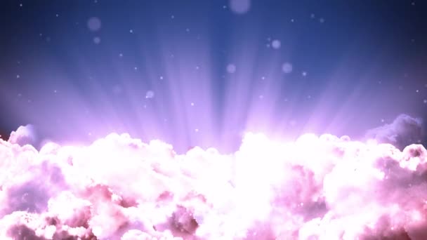 Духовное небо — стоковое видео