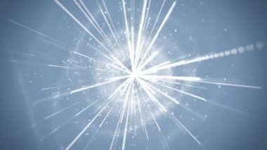 İnce parlak ışık çizgi tünel