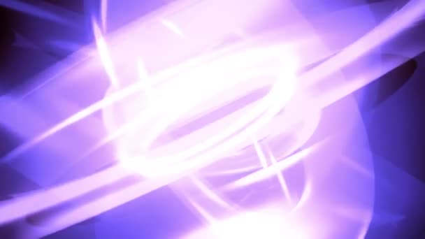 Anillos de tubo de difusión púrpura — Vídeo de stock