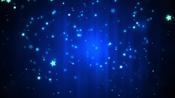Étoiles scintillantes tombant 