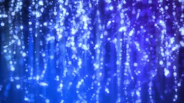 Kar yağıyordu moda parçacıklar — Stok video