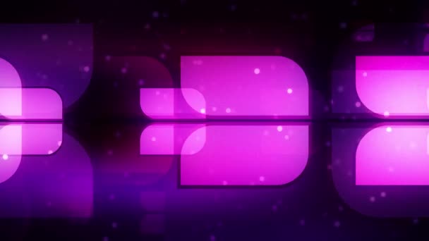 Formas de difusión púrpura — Vídeo de stock