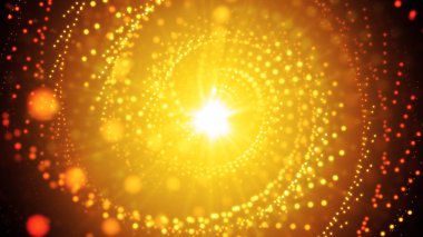 Parlak ışıklar ve soyut parçacıkları ile parti arka plan. 8 k Ultra Hd çözünürlük 300 dpi