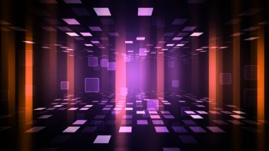 Parlak ışıklar, dans pisti ve soyut parçacıkları ile parti arka plan. 8 k Ultra Hd çözünürlük 300 dpi