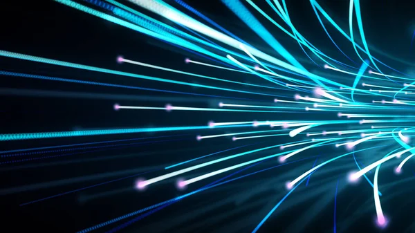 Herhangi bir teknoloji, veri, kurumsal ve bilimsel sunumlar için kullanılabilir fiber optik veri arka plan.