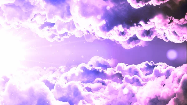 Worship Prayer Based Cinematic Clouds Light Rays Background Useful Divine — Stock Photo, Image