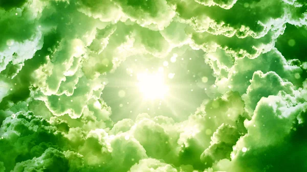 Поклоніння Молитва Основі Кінематографічних Хмар Світлових Променів Фон Корисні Божественних — стокове фото
