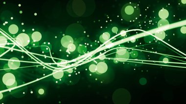 Işıltılı parçacıklar yayın, reklam ve sunumlar için uygundur büyülü çizgileri ile.