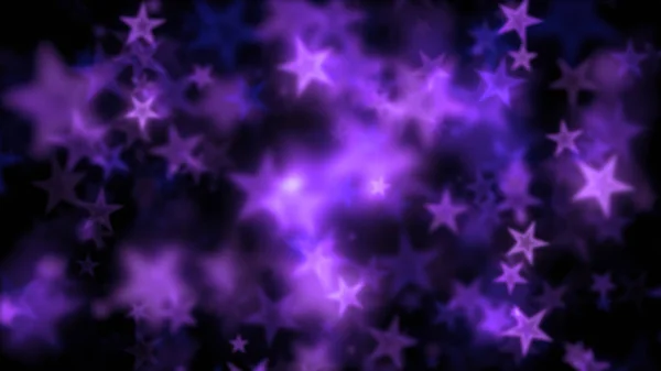 抽象的なデフォーカス フローティング ボケ設計星光の粒子 — ストック写真