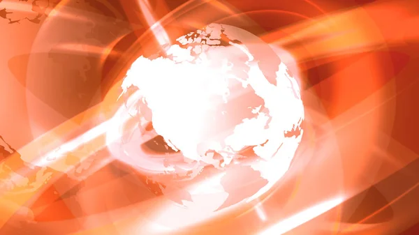 News Globe Rotating Earth White Color Abstract Rings Background Royalty Free Stock Images