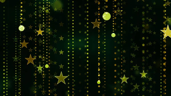 Glödande Stjärnor Och Glittrande Partiklar För Firande Och Fester Och Royaltyfria Stockbilder