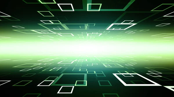 Hitech High Impact Blinking Rectangle Data Grid Technology Background Which Stock Photo