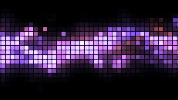 Caja Luz Música Con Medidor Audio Llevó Animación Las Luces — Vídeos de Stock