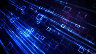 Öğelerinin arka plan animasyon yanıp sönen ile kameraya doğru hareket eden teknoloji veri kılavuzu yayın, reklam ve sunumlar için uygun. Bu da moda, fotoğraf veya kurumsal animasyonlar kullanılabilir.