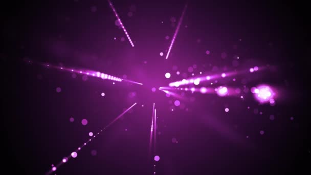 Abstract Light Streaks Glowing Particles Background Which Suited Broadcast Commercials — Stock Video