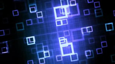 Öğelerinin arka plan animasyon yanıp sönen ile kameraya doğru hareket eden teknoloji veri kılavuzu yayın, reklam ve sunumlar için uygun. Bu da moda, fotoğraf veya kurumsal animasyonlar kullanılabilir.