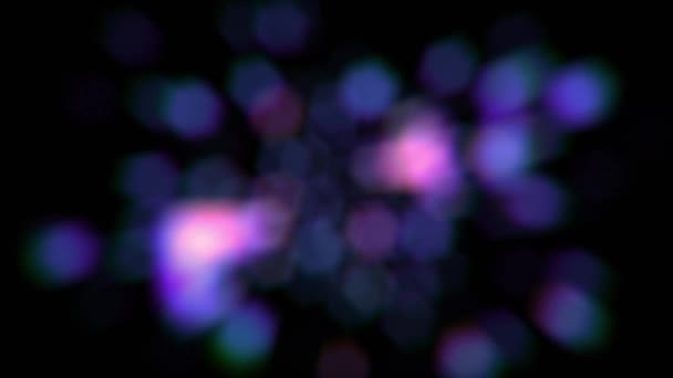 Animazione Bokeh Light Effect Che Può Essere Utilizzata Come Sovrapposizione — Video Stock