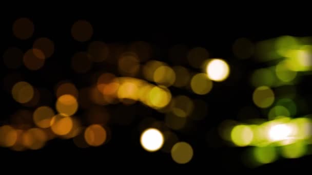 Animación Bokeh Light Effect Que Puede Utilizar Como Superposición Colocándola — Vídeos de Stock