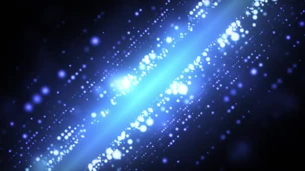 Абстрактні Світлові Потоки Сяючі Частинки Фону Який Підходить Трансляції Реклами — стокове відео