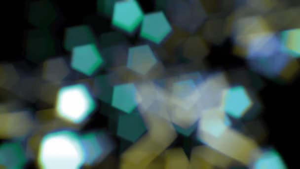 Bokeh Ljus Effekt Animation Som Kan Användas Som Ett Överlägg — Stockvideo