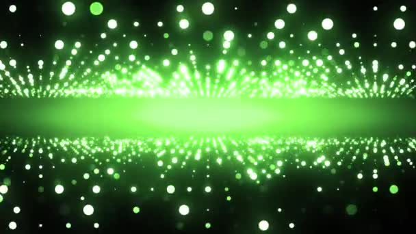 Abstrakta Ljusstrimmor Och Glödande Partiklar Bakgrund Som Lämpad För Broadcast — Stockvideo