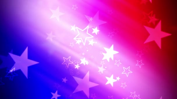 Patriotic Background Animations Which Can Used Any Video Presentation Motion — Stock Video