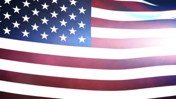 Patriotic Background Animations Which Can Used Any Video Presentation Motion — Stock Video