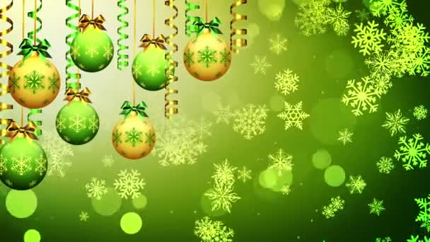 Kerstbal ornamenten — Stockvideo