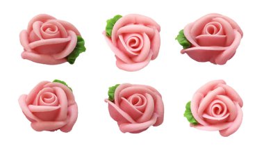 Beyaz arka plan üzerinde izole Rose Aa-Lua Tay tatlı