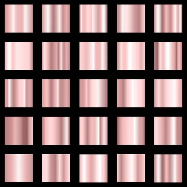 Rosafarbener Farbverlauf. rosa Farbverlauf Sammlung. Vektor. — Stockvektor