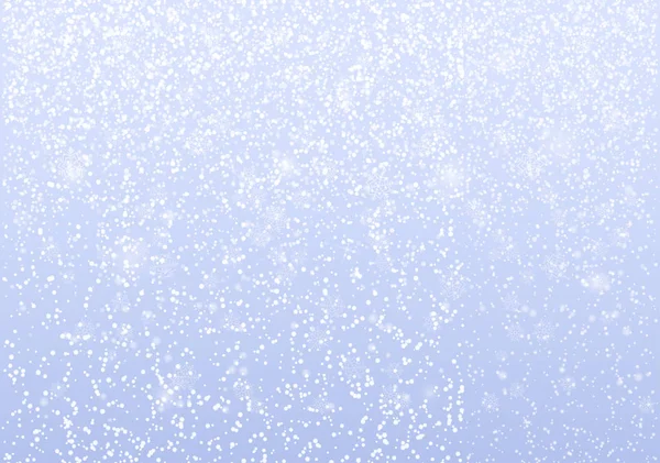 Neve che cade sfondo. Tempesta di neve invernale. Design per le vacanze di Natale e Capodanno. Vettore . — Vettoriale Stock