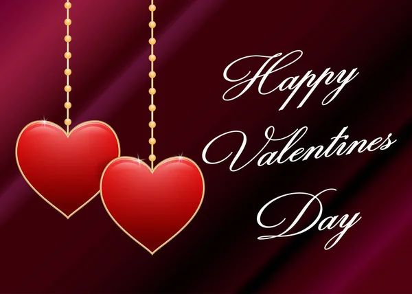 День Святого Валентина фон з серцем. Векторні . — стоковий вектор