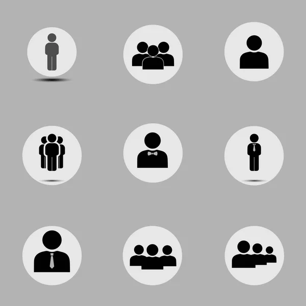 iş adamı simgesi vektör illüstrasyonu