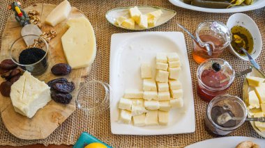 Türk geleneksel kahvaltı masasında