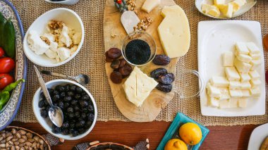 Türk geleneksel kahvaltı masasında