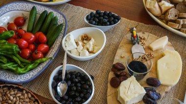 Türk geleneksel kahvaltı masasında