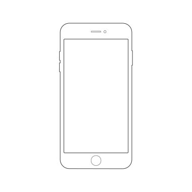IPhone Anahat vektör çizim