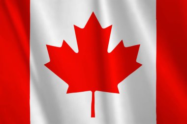 Kanada bayrağı illüstrasyon, Kanada bayrağı
