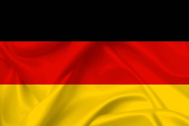 Almanya bayrak vektör illüstrasyonu