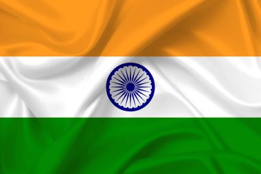 Hindistan bayrağı illüstrasyon vektör