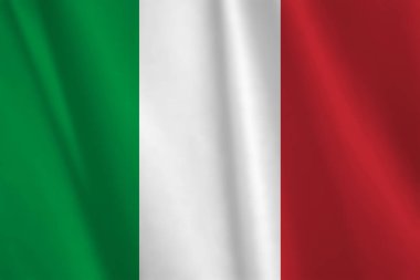 İtalya bayrağı illüstrasyon vektör