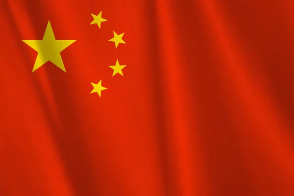 Çin bayrağı illüstrasyon, Çin bayrağı